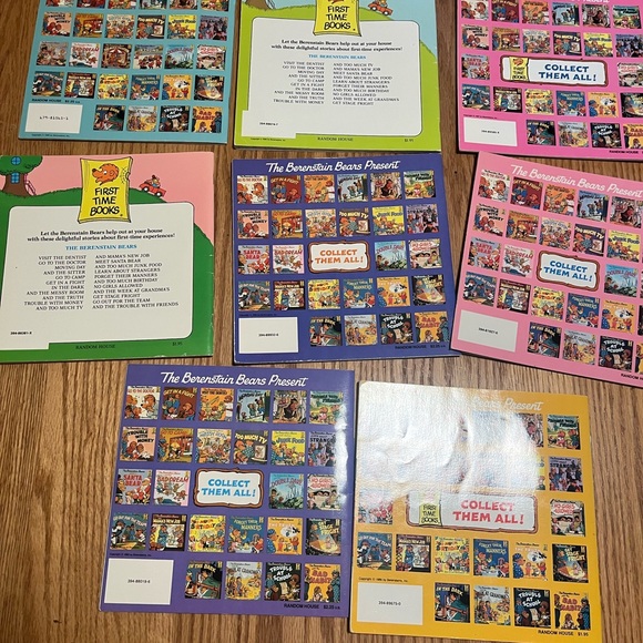 The Berenstain Bears Vtg Lot Of 8 Soft Cover Books - Picture 2 of 3